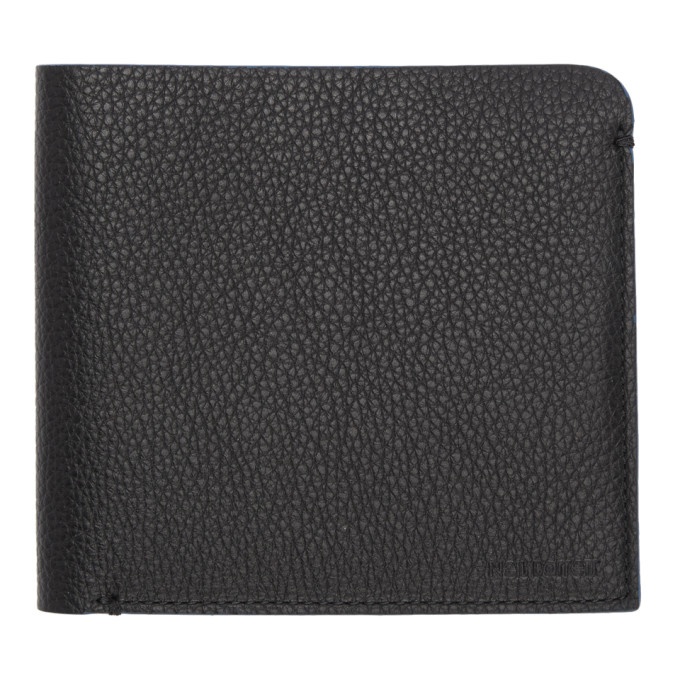 Photo: Neil Barrett Black and Blue Large Leather Bifold Wallet