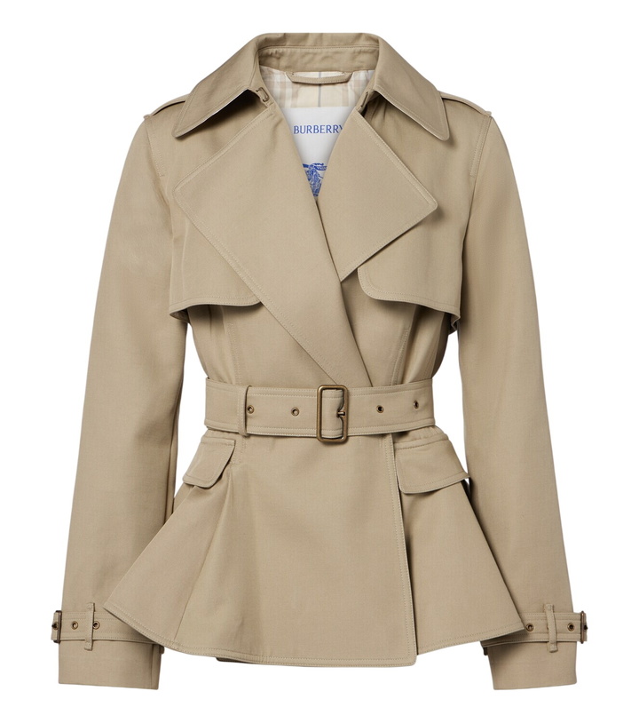 Photo: Burberry Belted cotton jacket