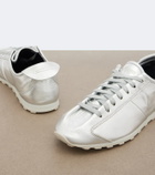 Jacquemus Tennis metallic leather sneakers