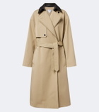 Bottega Veneta Intrecciato cotton trench coat
