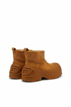Diesel Chunky ankle boot with lug sole - Boots Mens in Brown