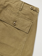 BEAMS PLUS - Cropped Cotton-Twill Trousers - Neutrals - M