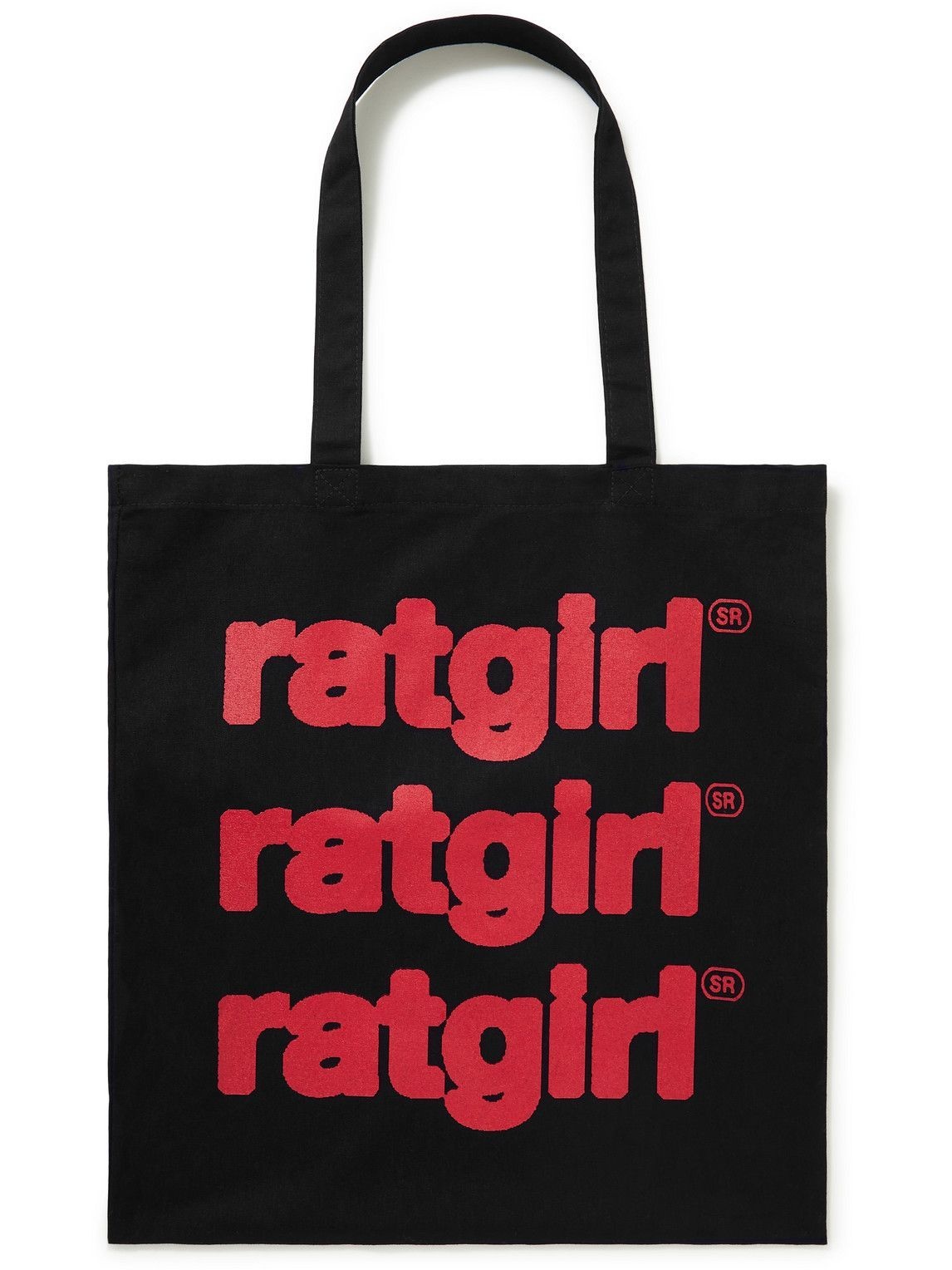 Photo: Stray Rats - Logo-Print Cotton-Canvas Tote Bag
