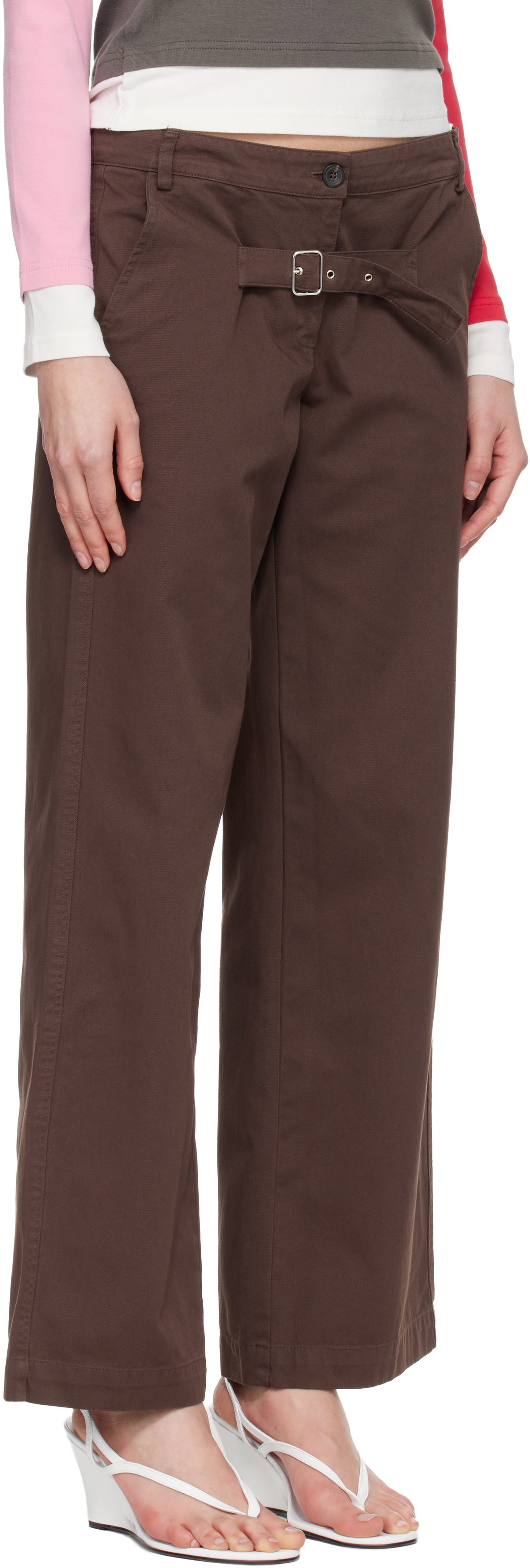 Gimaguas Brown Belt Trousers