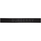 Burberry Black Double D Ring Belt