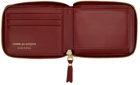 COMME des GARÇONS WALLETS Red Classic Leather Zip Wallet