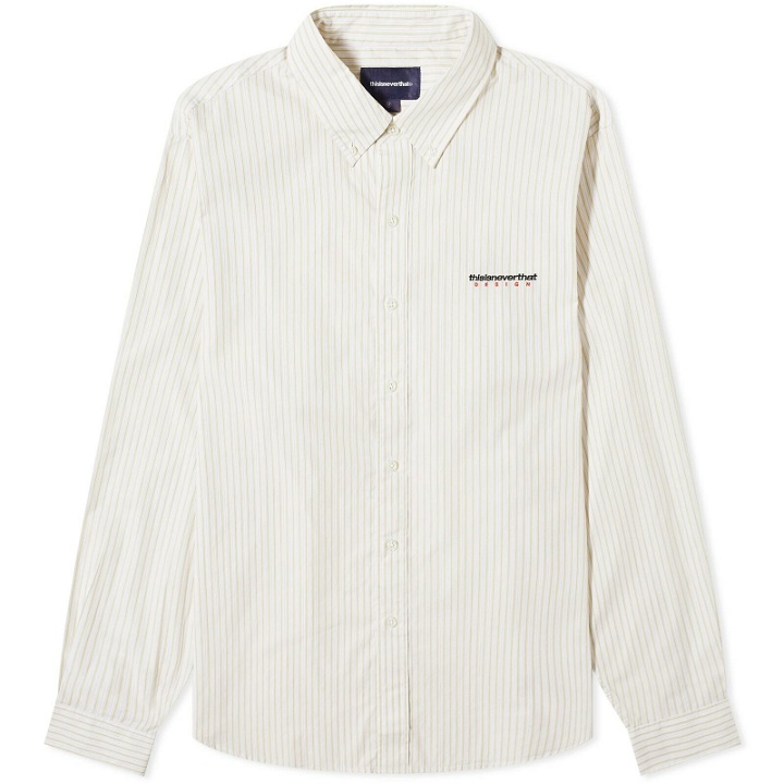 Photo: thisisneverthat Men's DSN Striped Shirt in Beige