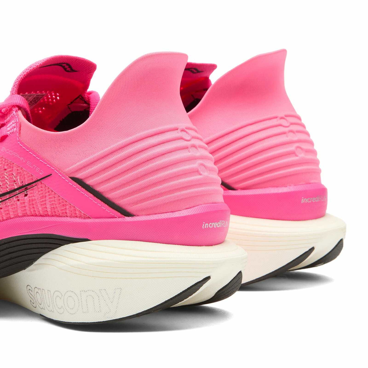 Saucony Endorphin Elite 2 Sneaker in Shock/Black
