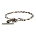 Alexander McQueen Silver Chain Bracelet