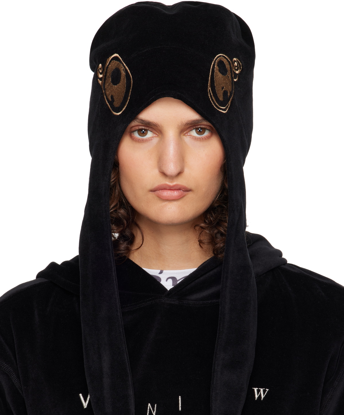 VeniceW Black Flying Beanie