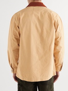 GENERAL ADMISSION - Corduroy-Trimmed Cotton Chore Jacket - Orange