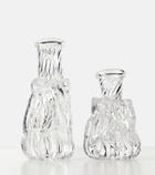 Alexander Kirkeby Set of 2 crystal candle holders