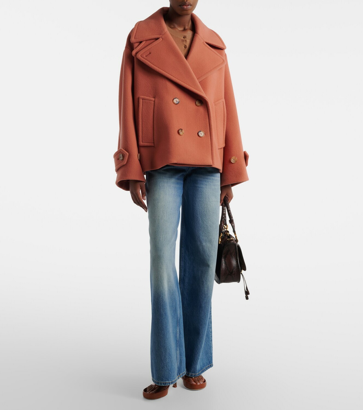 Chloé Marcie Small leather top-handle bag