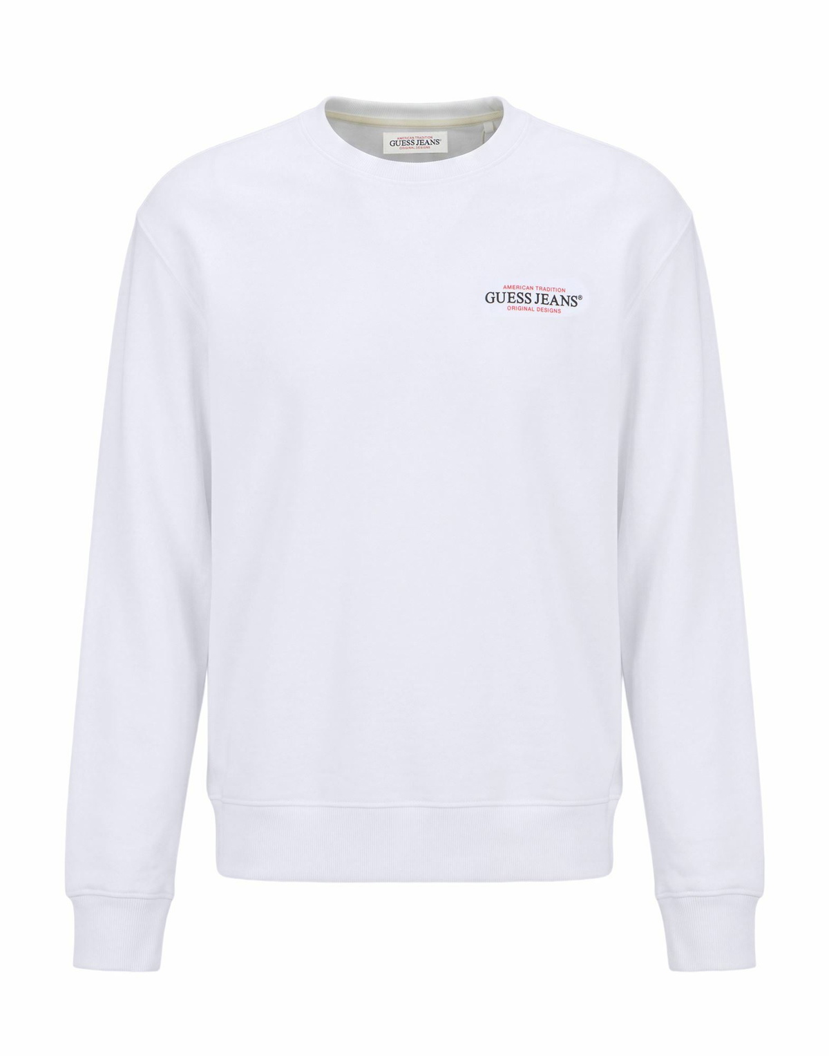 Guess Jeans Mens Sweatshirt in White