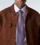Charvet Striped cotton poplin shirt