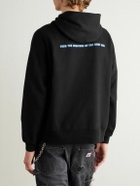 SAINT MXXXXXX - The Matrix Cotton-Jersey Hoodie - Black