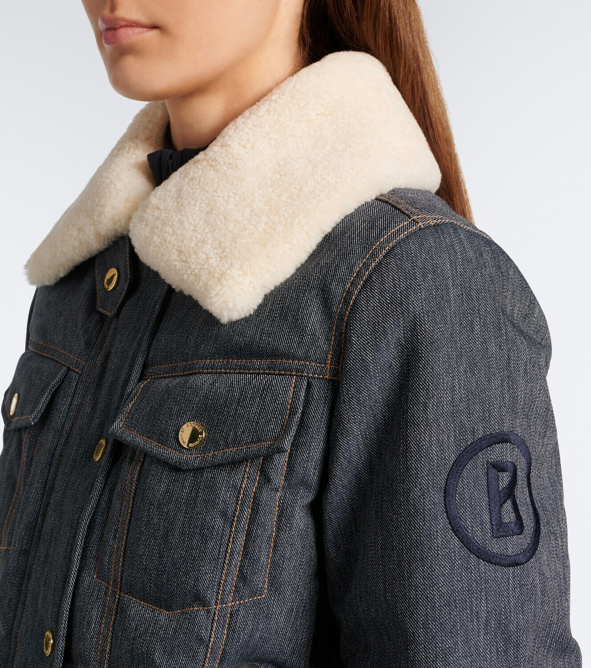 Bogner Dena denim down ski jacket