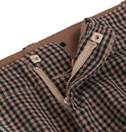 nanamica - Club Gingham Wool-Blend Hopsack Suit Trousers - Brown