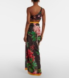 La DoubleJ Zooflora Placée cotton beach cover-up