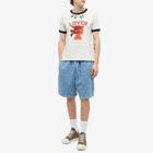 ERL Unisex Hurt Lover T-Shirt in Ivory