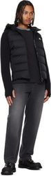 Moncler Grenoble Black Maglia Down Jacket