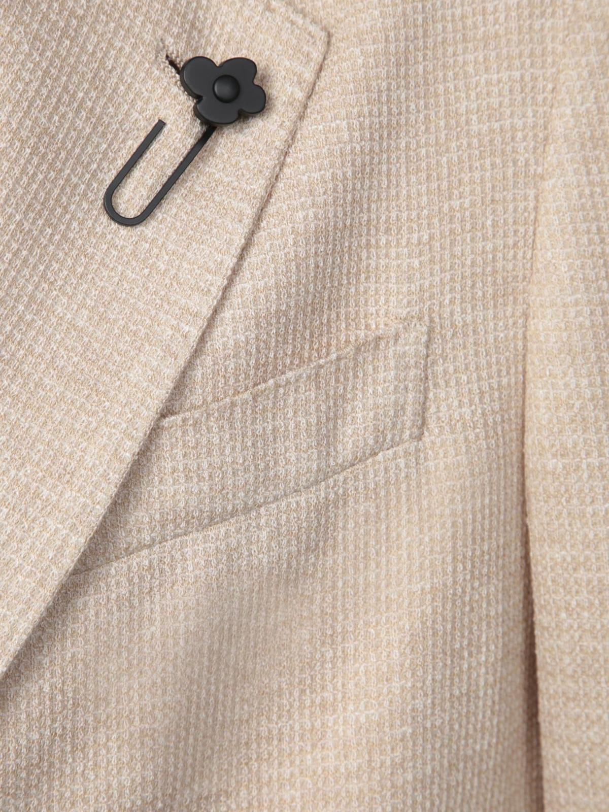 Lardini Beige Knit Jacket Lardini