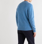 Kingsman - Shetland Wool Sweater - Blue