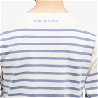 Acne Studios Men's Long Sleeve Eritz Breton T-Shirt in White