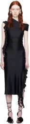 Fancì Club Black 'The Assassin' Midi Dress