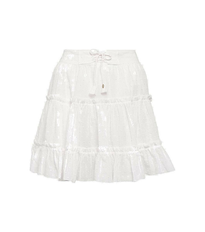 Photo: Poupette St Barth Brie cotton miniskirt