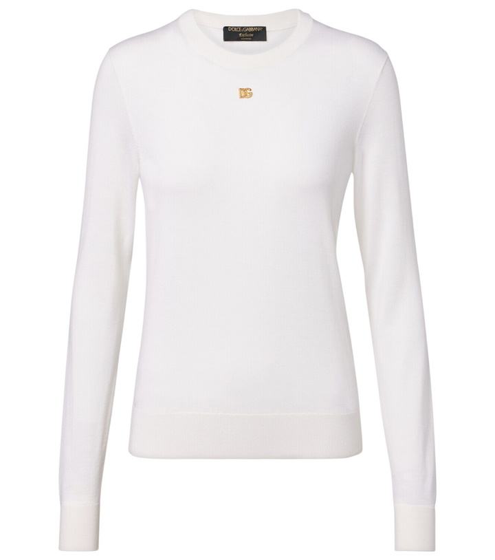 Photo: Dolce&Gabbana DG cashmere and silk sweater