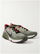 NIKE RUNNING - Nike Wildhorse 7 Canvas, Rubber and Mesh Running Sneakers - Green