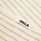 Tekla Fabrics Organic Terry Hand Towel in Sienna Stripes