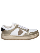 Philippe Model Lion Sneakers In Two-tone Polyurethane Blend