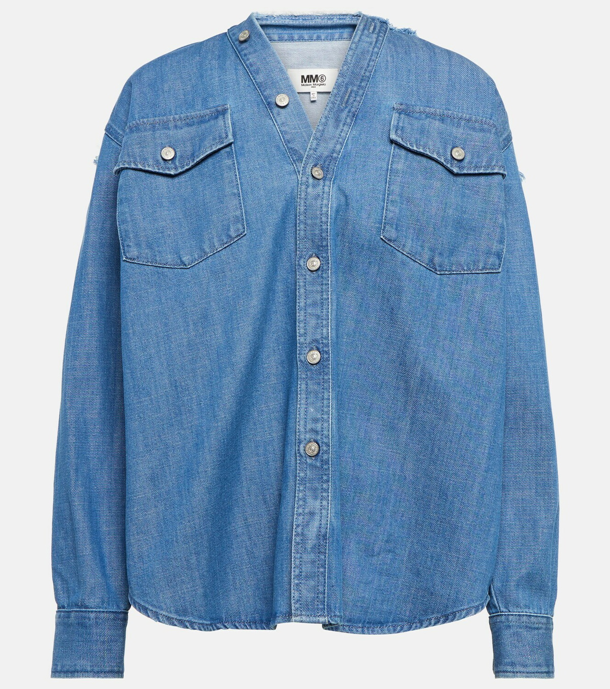 シャツ MM6 MAISON MARGIELA Men Shirts SH2DR0004M35256 Blue 20107730_50544848_600.jpg
