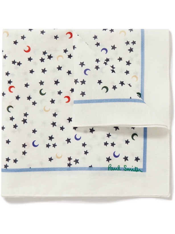 Photo: Paul Smith - Printed Cotton-Voile Pocket Square