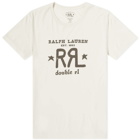 RRL Men's Logo T-Shirt in Paper White