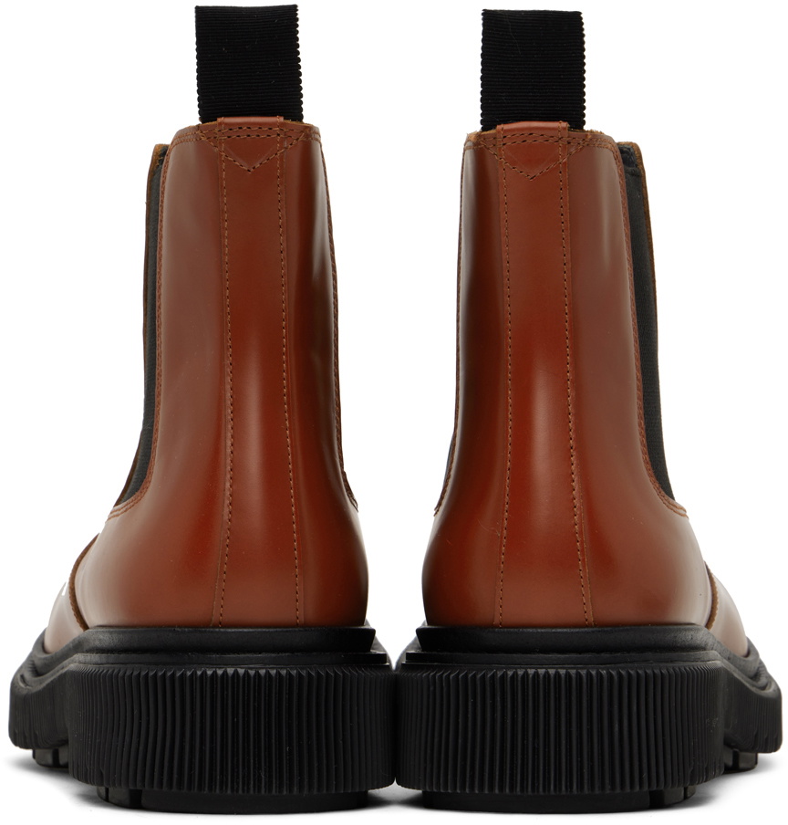 Bottines Chelsea Adieu Paris - Taille 41 EU (8 US) - Cuir Rouille - Occasion