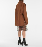 Dries Van Noten - High-rise striped tulle midi skirt