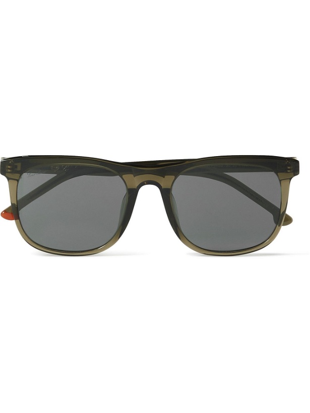 Photo: LORO PIANA - Traveller 53 Square-Frame Acetate Sunglasses