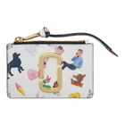 Marc Jacobs Multicolor Small Sugar Snapshot Top Zip Card Holder