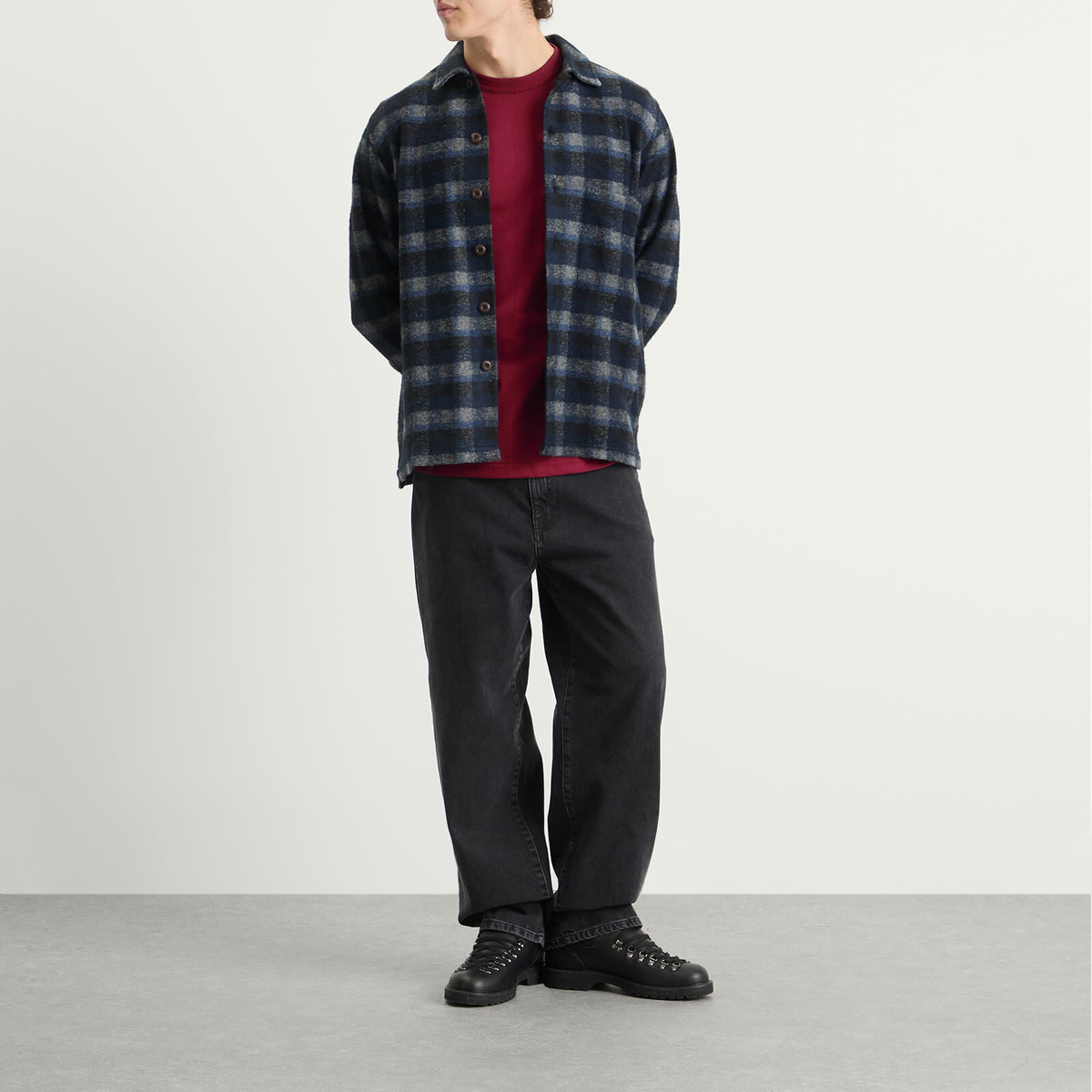 Randy's Garments Men's Randy’s Garments  Logo Pocket T-Shirt in Maroon