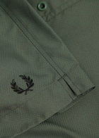 Fred Perry Logo-embroidered Shell Swim Shorts Dark Green