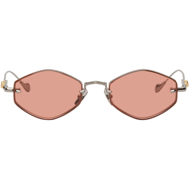Photo: Cutler and Gross Gunmetal The Great Frog Edition Carol Rectangular Sunglasses