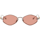 Cutler and Gross Gunmetal The Great Frog Edition Carol Rectangular Sunglasses