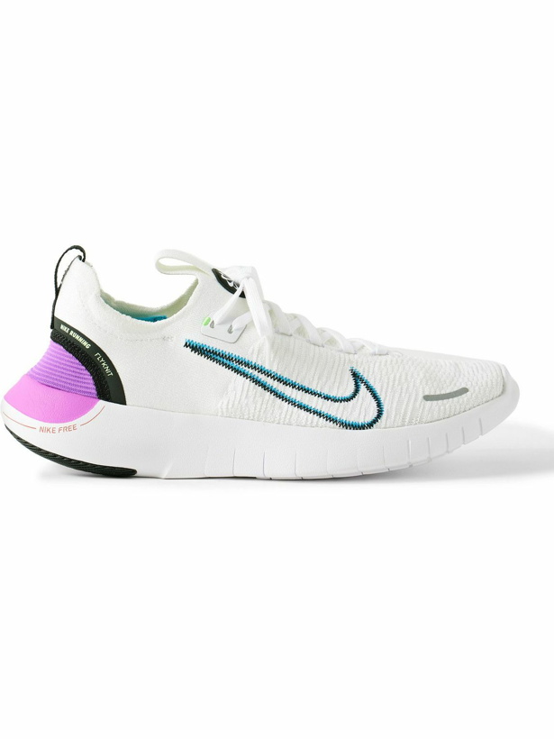 Photo: Nike Running - Free Run Next Nature SE Flyknit Running Sneakers - White