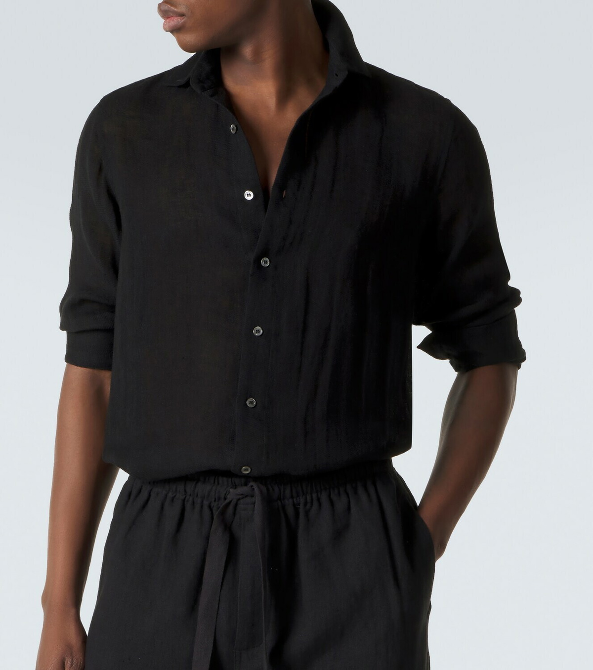 Le Kasha Dewas linen shirt