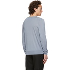 Givenchy Blue Silk Signature Sweater