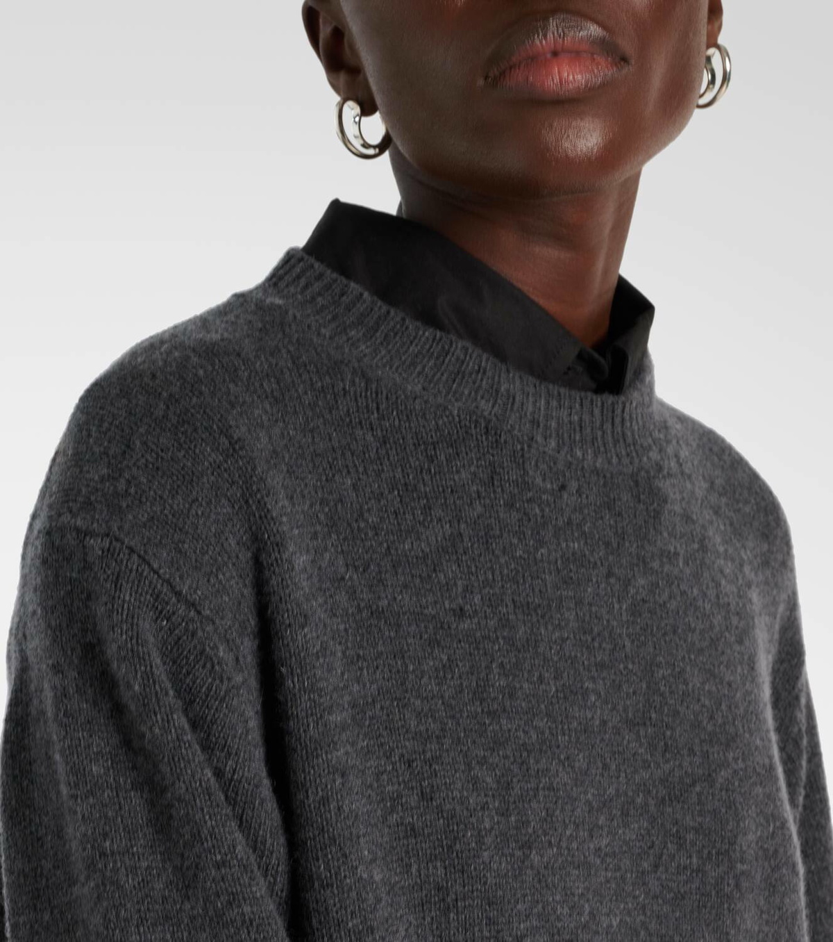 The Frankie Shop Maxime wool and cashmere-blend sweater dress