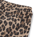 TOM FORD - Slim-Fit Short-Length Leopard-Print Swim Shorts - Brown